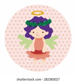 angel cartoon design elements vector