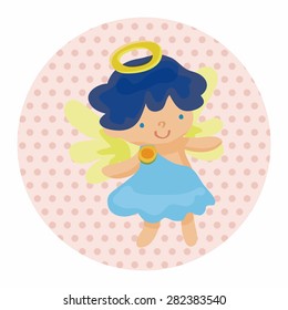 angel cartoon design elements vector