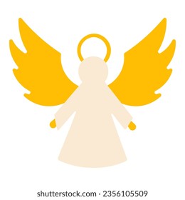 angel christmas saint decoration tree icon element