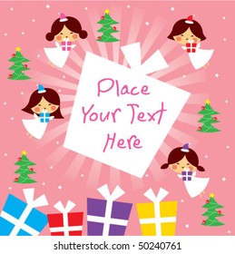 angel christmas tag