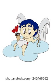 Angel Cupid cartoon