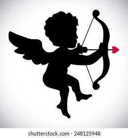 angel cupid design, vector illustration eps10 graphic 
