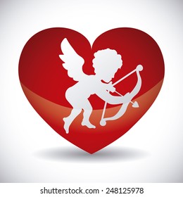 angel cupid design, vector illustration eps10 graphic 