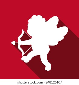 angel cupid design, vector illustration eps10 graphic 