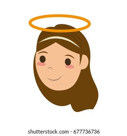angel cute cartoon icon image 