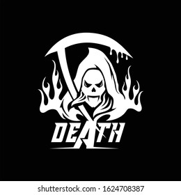 Angel Death Vector Design Horror Cartoon Stock Vector (Royalty Free ...