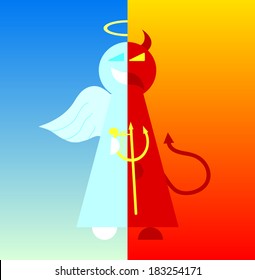 Angel & devil