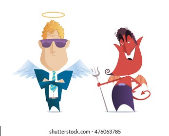 Angel and devil
