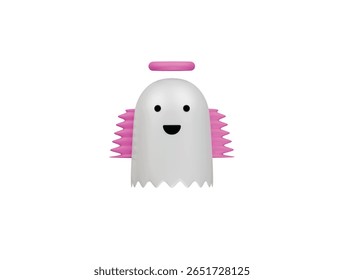 angel devil icon 3d illustration render