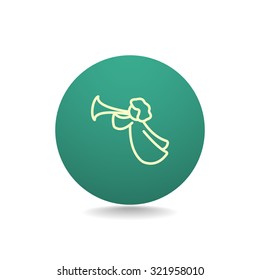Angel digital design, vector illustration