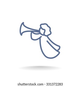 Angel digital design, vector illustration