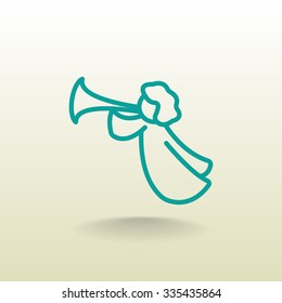 Angel digital design, vector illustration
