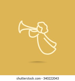 Angel digital design, vector illustration
