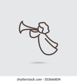 Angel digital design, vector illustration