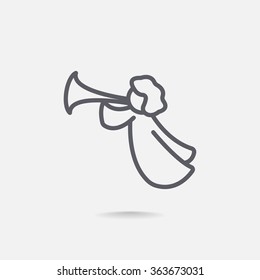 Angel digital design, vector illustration