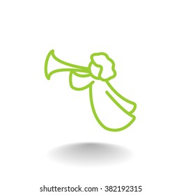 Angel digital design, vector illustration