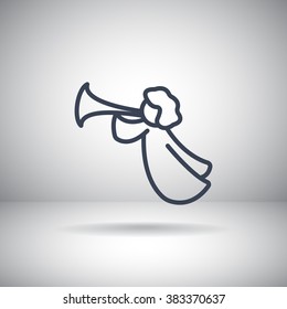 Angel digital design, vector illustration