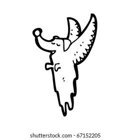 angel dog cartoon
