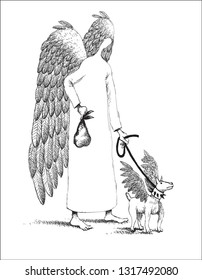 Angel dog creatures