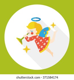 angel flat icon