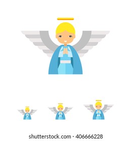 Angel flat icon