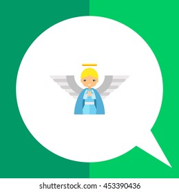 Angel flat icon