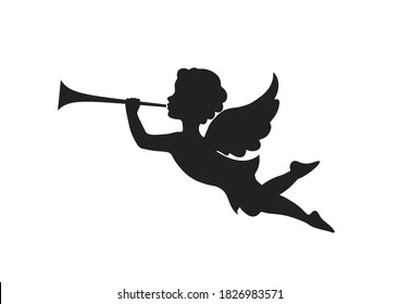 256 Christmas Angel Blowing Trumpet Images, Stock Photos & Vectors ...