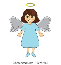 angel girl vector