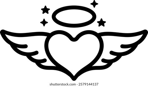 angel heart cupid love wings hearts like favorite 6226