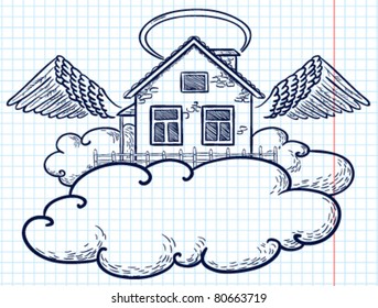 Angel house (doodle version)