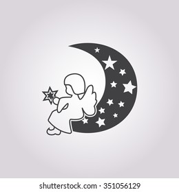 Angel icon. 