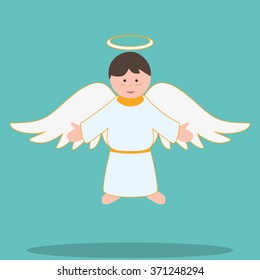 Angel icon design 
