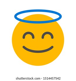 angel icon with a flat style and base of 64 px. Suitable for website design, logos, applications and UI.
