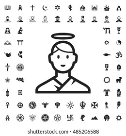 Angel icon illustration isolated vector sign symbol
