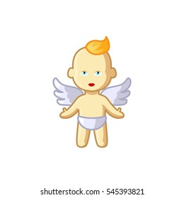 angel icon illustration isolated vector sign symbol