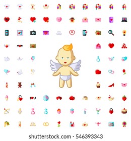 angel icon illustration isolated vector sign symbol