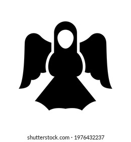 angel icon or logo isolated sign symbol vector illustration - high quality black style vector icons
