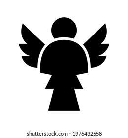 angel icon or logo isolated sign symbol vector illustration - high quality black style vector icons
