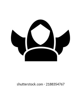 angel icon or logo isolated sign symbol vector illustration - high quality black style vector icons
