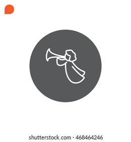  Angel Icon Vector.