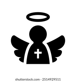 Angel icon vector illustration graphic design