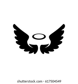 Angel icon. Vector logo illustration isolated sign symbol