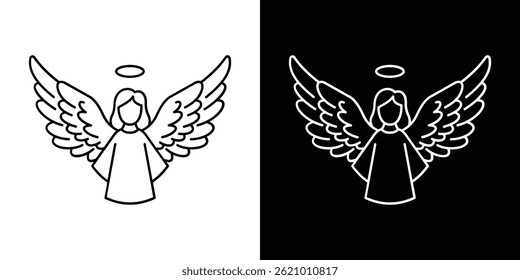 Angel icon vector for web, and mobile app