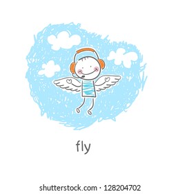 Angel. Illustration.