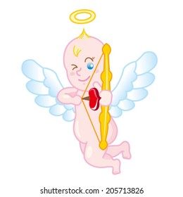 an angel isolated on white background