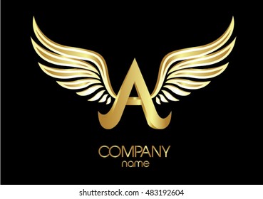 angel letters logo