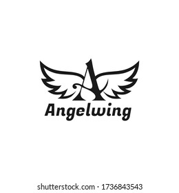 Angel Logo Design Template idea