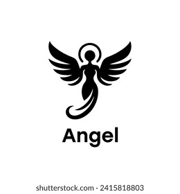 Angel logo simple elegance and clean