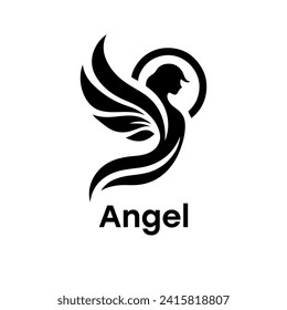 Angel logo simple elegance and clean