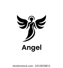 Logo de Angel elegancia simple y limpio